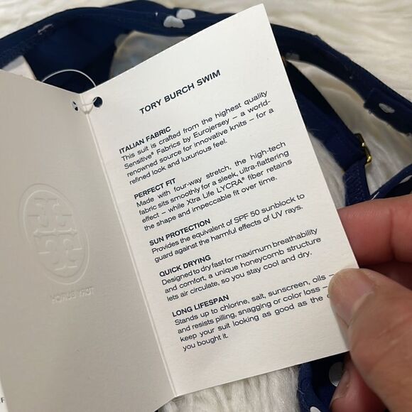 TORY BURCH BIKINI TOP NWT SIZE M - Picture 5 of 9